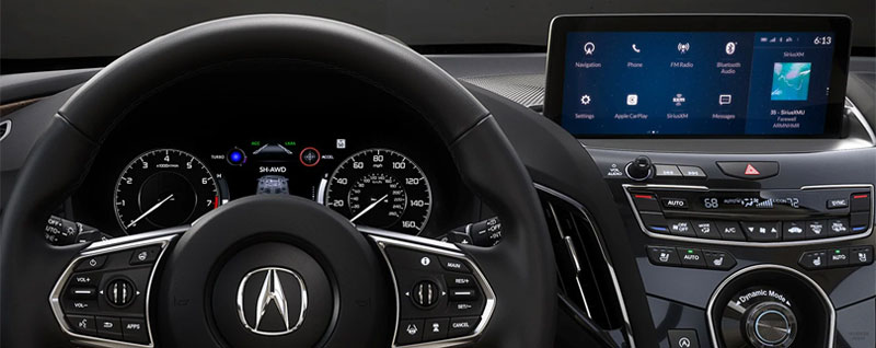 Infotainment system with smartphone integration in the 2021 Acura RDX