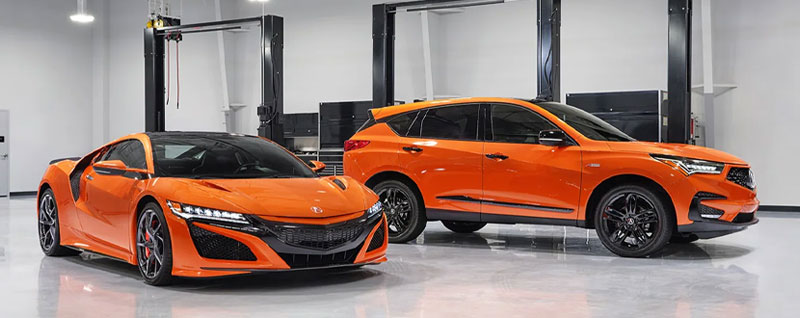 NSX and RDX PMC with Thermal Orange Pearl