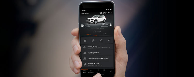2021 bmw remote start