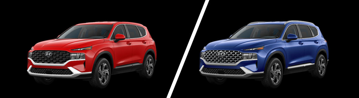 2022 Hyundai Santa Fe SE vs. SEL Vandergriff Hyundai Hyundai