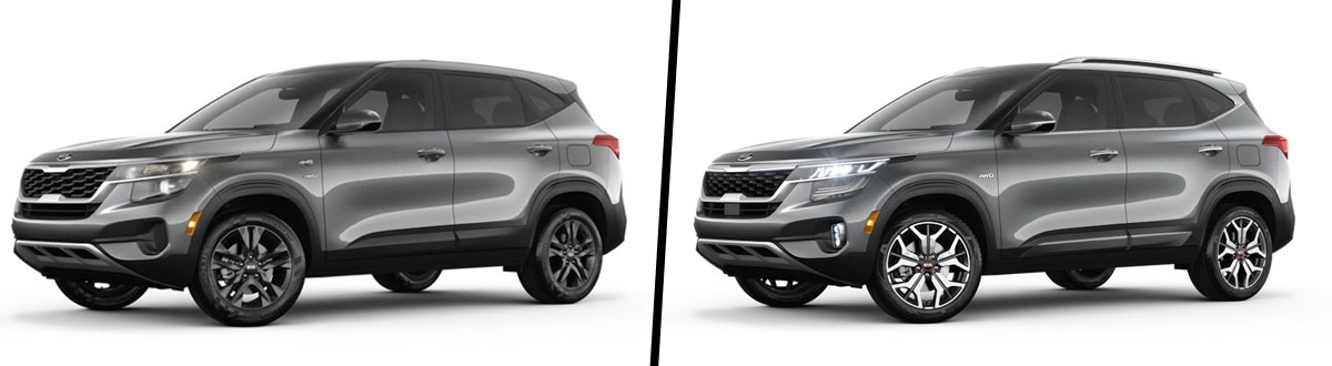 2021 Kia Seltos LX vs 2021 Kia Seltos SX Turbo